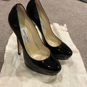 Jimmy Choo patent pump